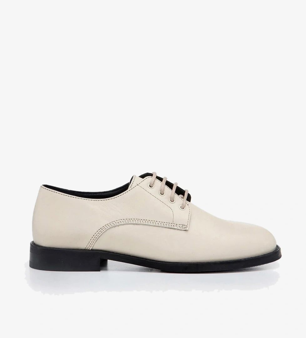 Hotiç Kadın Deri Bej Oxford model görseli