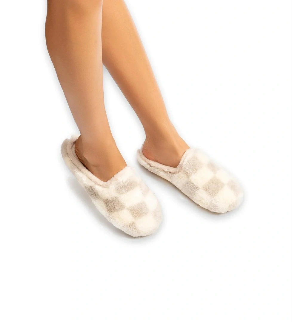 Twigy Ee0050 Tw Marta Önü Kapali Açık Gri Kadın Terlik - Görsel 1