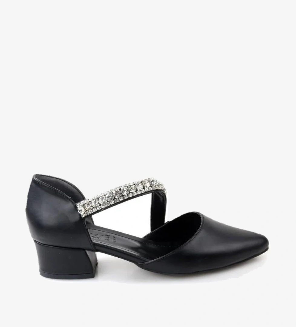 Mhtp 02715 3,5 Cm Topuklu Kadın Topuklu Ayakkabı - Görsel 1