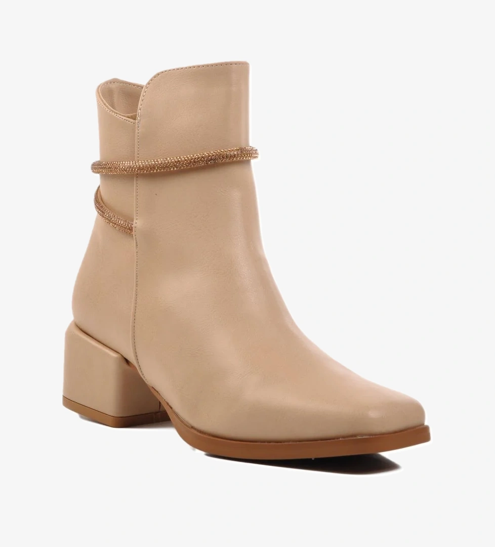 326168 Nude Cilt Topuklu Kadın Bot