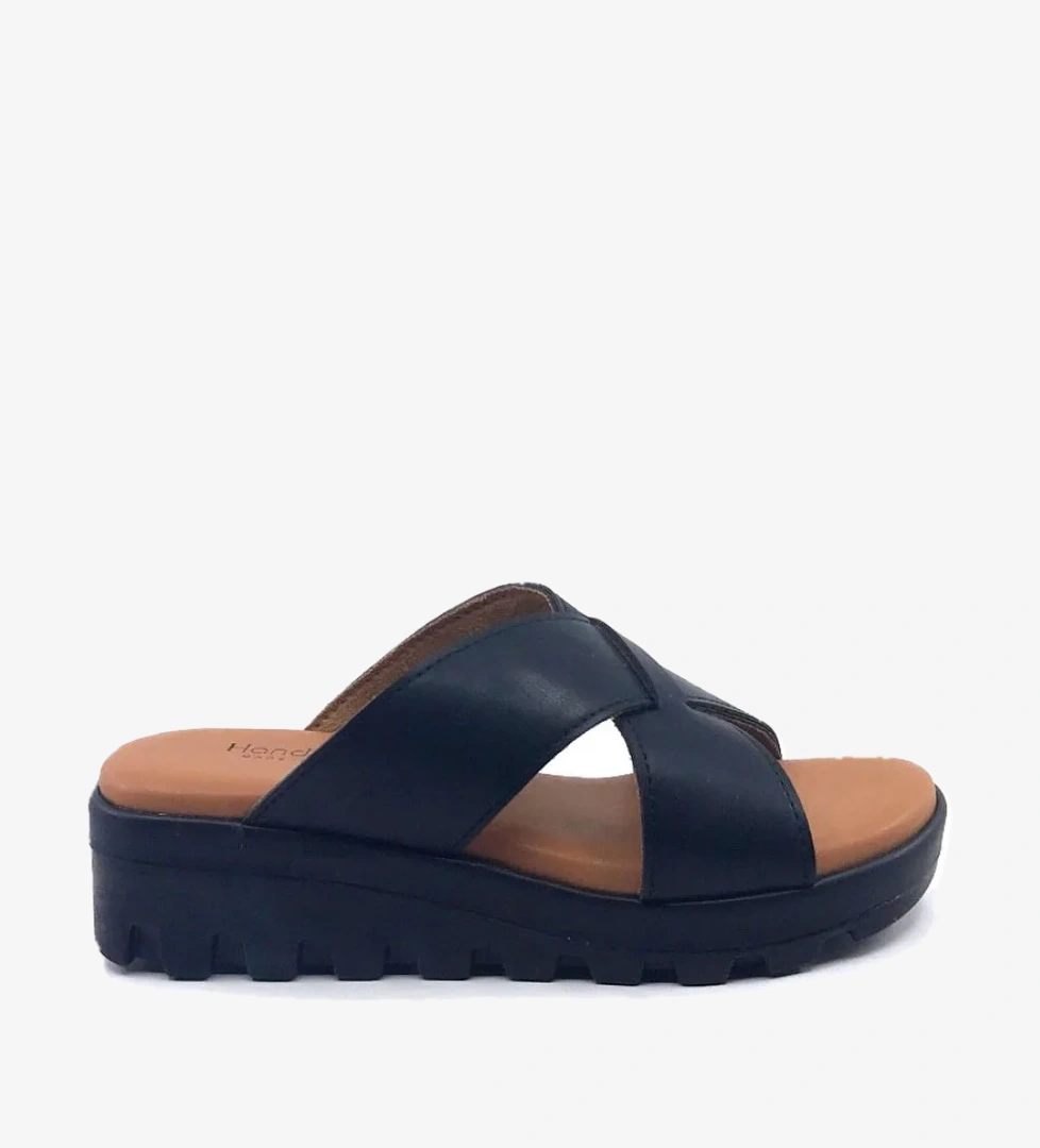 Cc 405 Siyah Dolgu Topuk Bayan Terlik - Görsel 1