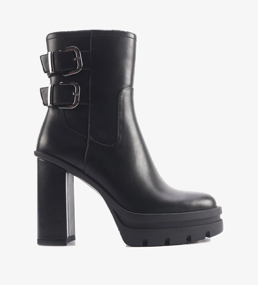 Nine West BODENA 4PR Siyah Kadın Topuklu Bot - Görsel 1