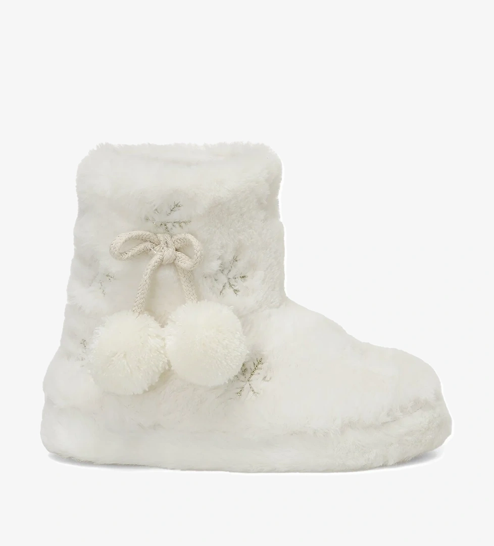 Polaris KARIS.F4PR Beyaz Kız Çocuk Panduf - Görsel 1