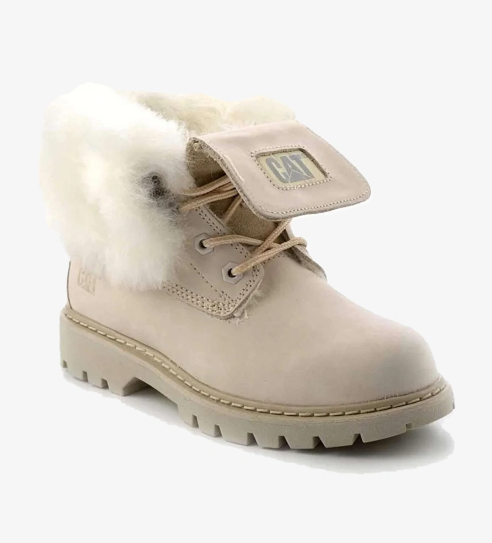 Cat 015Z101184 Utah Fur Kürklü Deri Caterpıllar Kadın Bot
