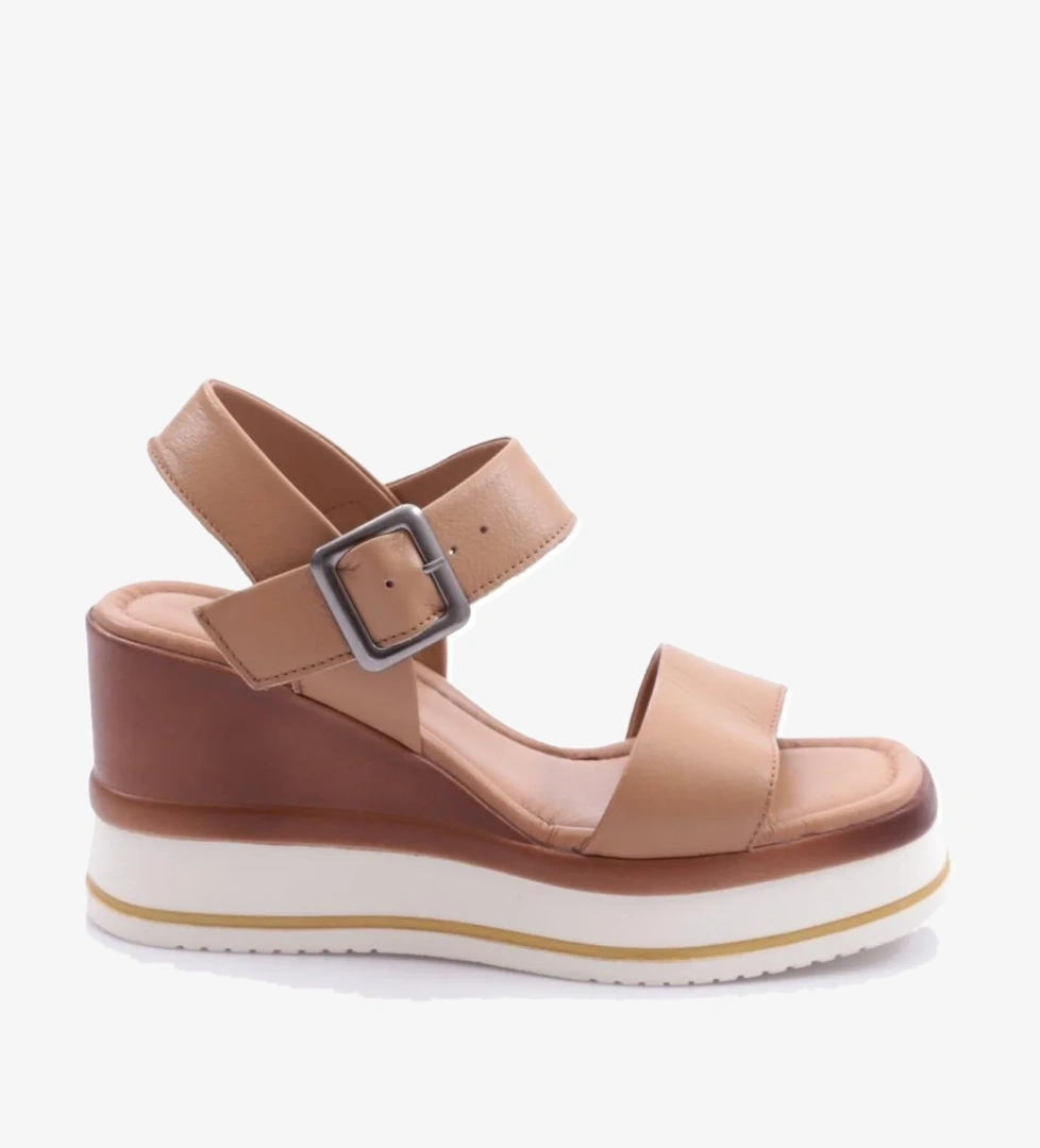 400-24170 Kadin Mega Kalin Taban Sandalet - Görsel 1