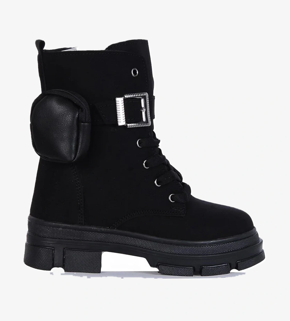 Twi̇ngo Twingo 7640 Siyah Zümrüt Kışlık Kız Çocuk Kürklü Bot model görseli