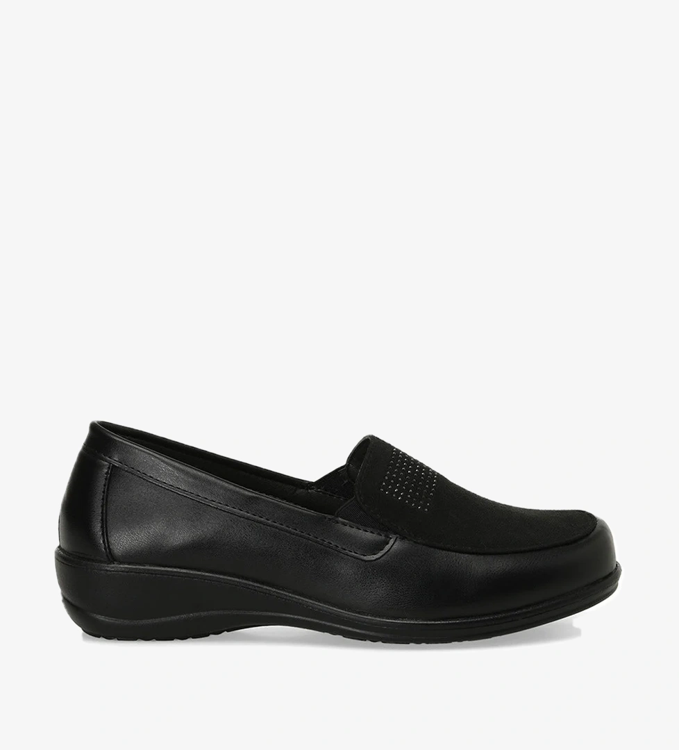 Polaris 166502.Z4PR Siyah Kadın Dolgu Ayakkabı - Görsel 1