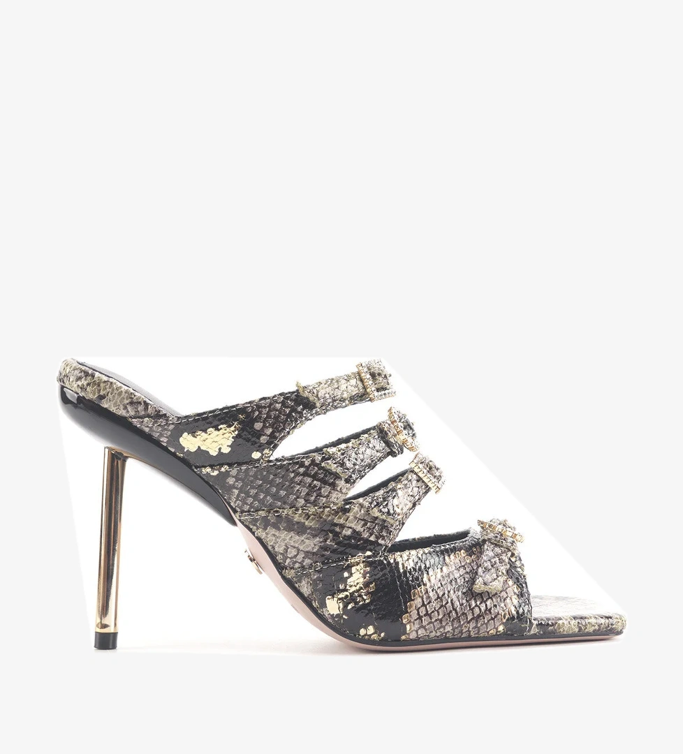 LORENZA 4PR Kahverengi Kadın Terlik - Görsel 1