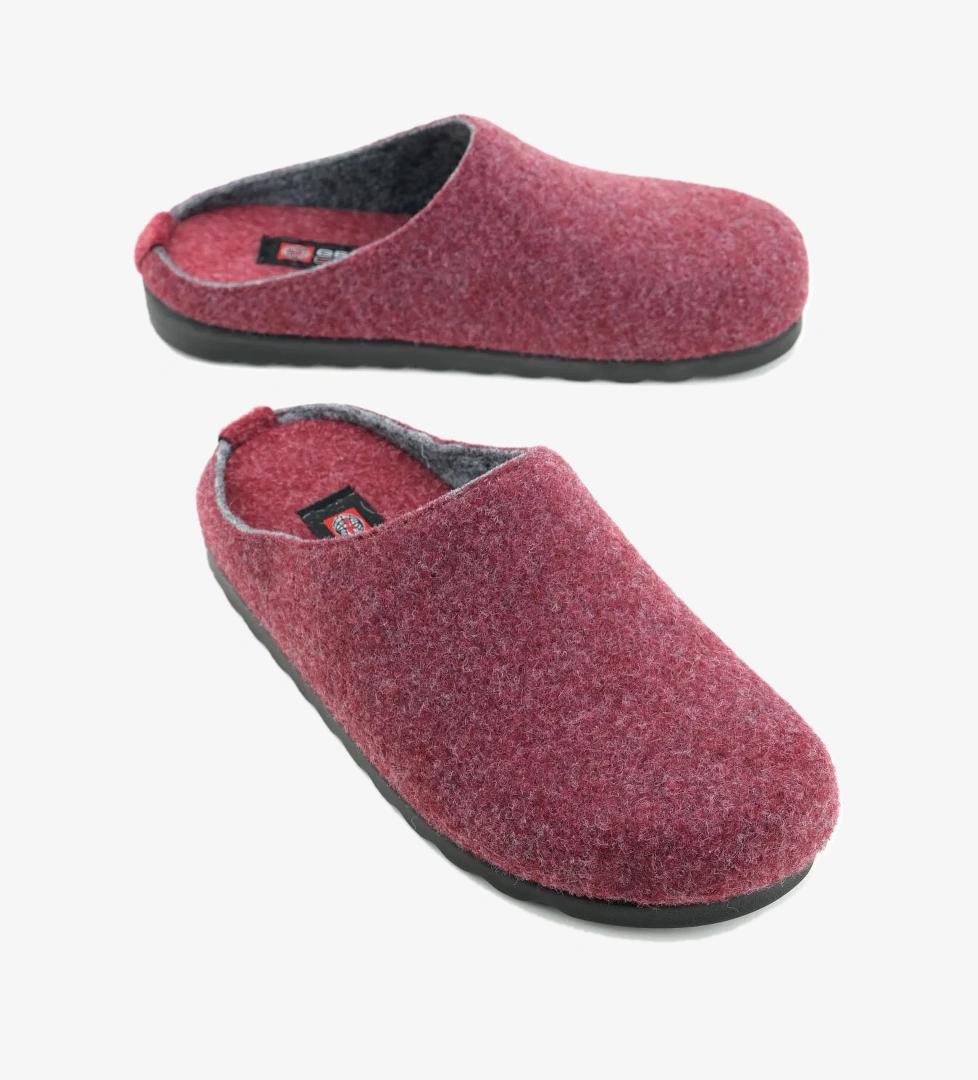 Kadın Kışlık Keçe Rahat Taban Ev Bahçe Terlik - Görsel 1