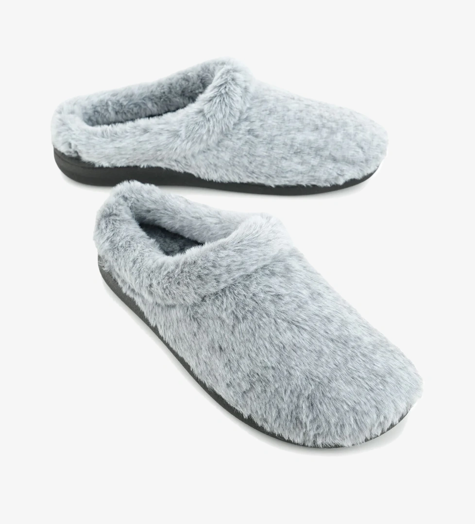 Kadın Kışlık Peluşlu Tasarım Ev Bahçe Gondol Terlik - Görsel 1