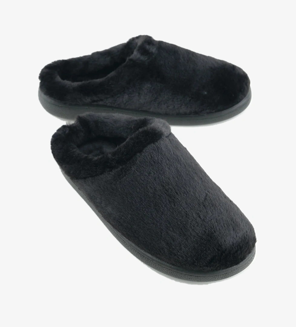 Kadın Kışlık Rahat Taban Ev Bahçe Gondol Terlik - Görsel 1