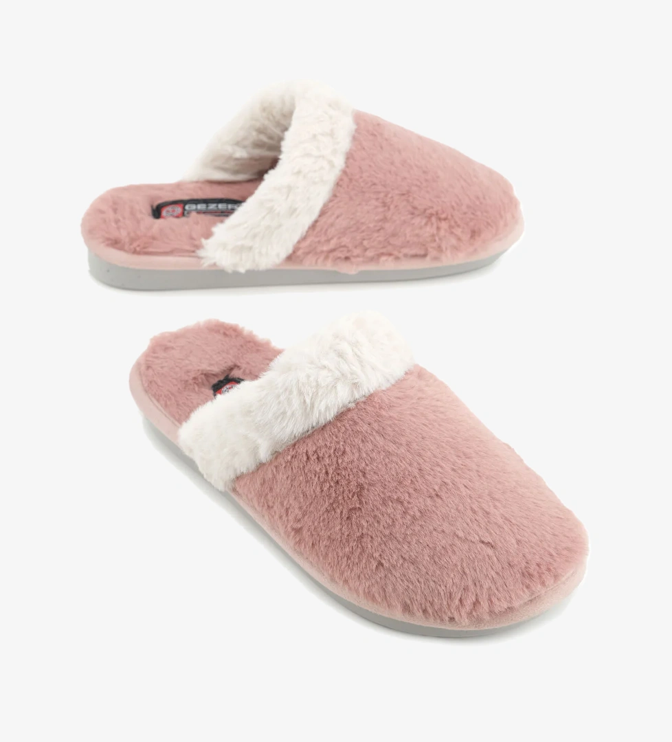 Kadın Kışlık Rahat Taban Ev Bahçe Peluşlu Terlik - Görsel 1