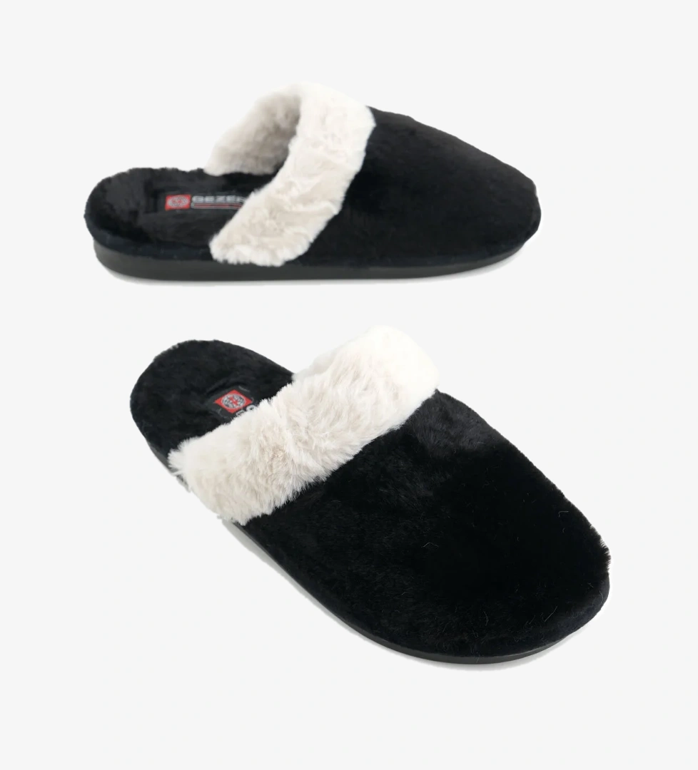 Kadın Kışlık Rahat Taban Ev Bahçe Peluşlu Terlik - Görsel 1