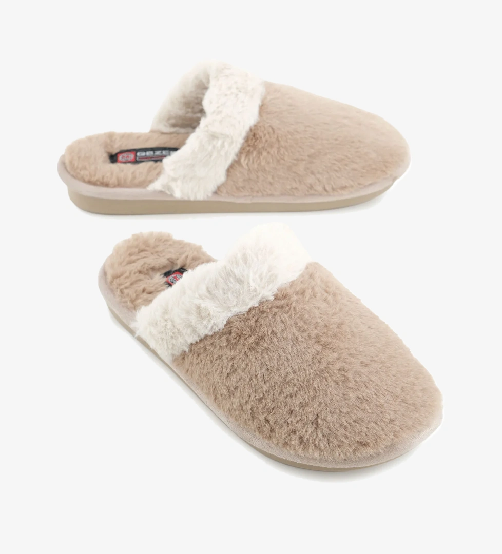 Kadın Kışlık Rahat Taban Ev Bahçe Peluşlu Terlik - Görsel 1