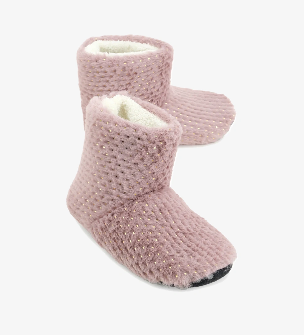 Kadın Kışlık Sessiz Taban Ev Panduf Bot - Görsel 1