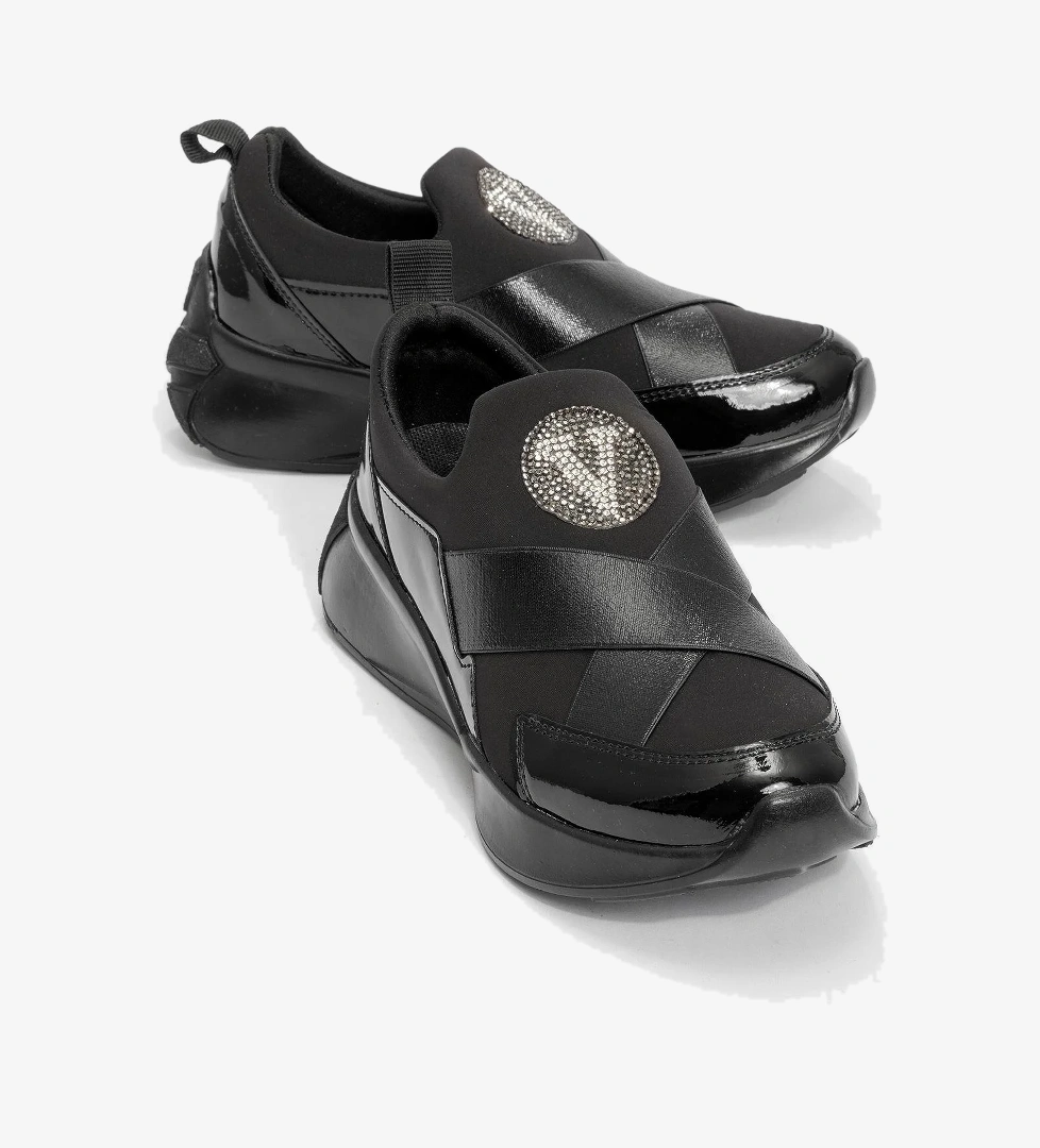 Ccway Kadın Bağcıklı Spor Ayakkabı SİYAH model görseli