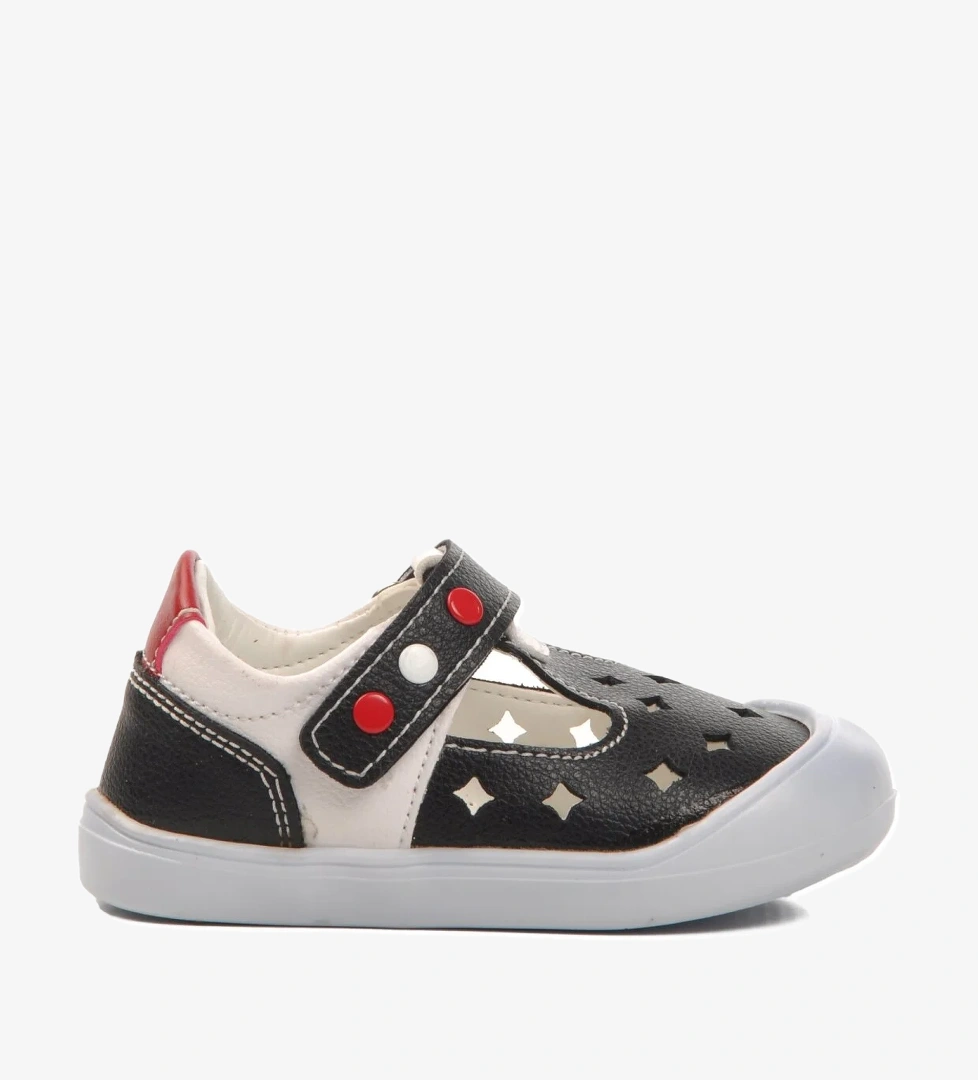 24-414 Lacivert-Beyaz-Kırmızı Bebek Günlük Ayakkabı