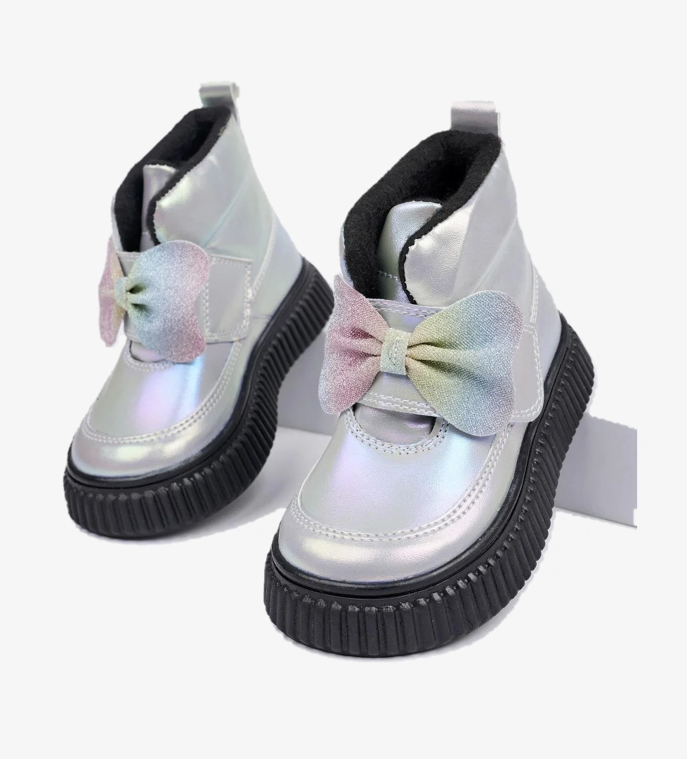 NİXİE Garantili Kaymaz Taban Rahat Kalıp Cırtlı ve Fiyonklu Çocuk Kışlık Bot