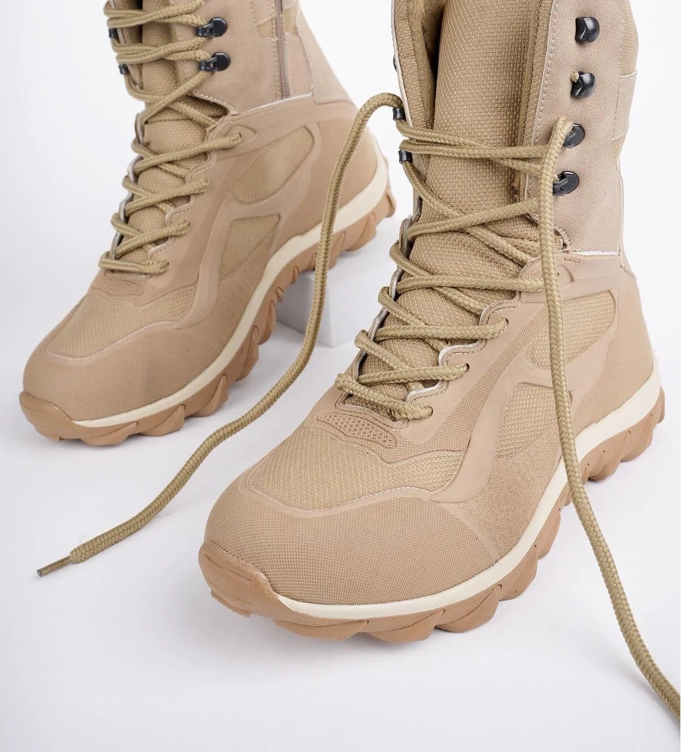 LOWA Garantili Tactical Askeri Fermuarlı ve Bağcıklı Postal Çöl Botu