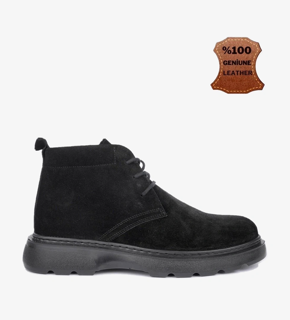 HENRY Garantili Bağcıklı Hakiki Deri Rahat Taban Erkek Chelsea Bot