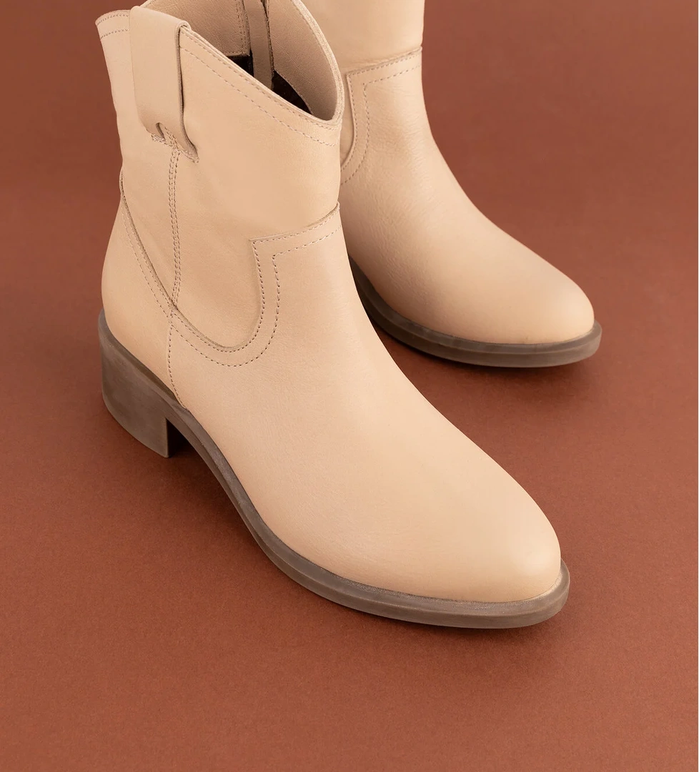 Gondol Kadın Hakiki Deri Western Bot anl.2871