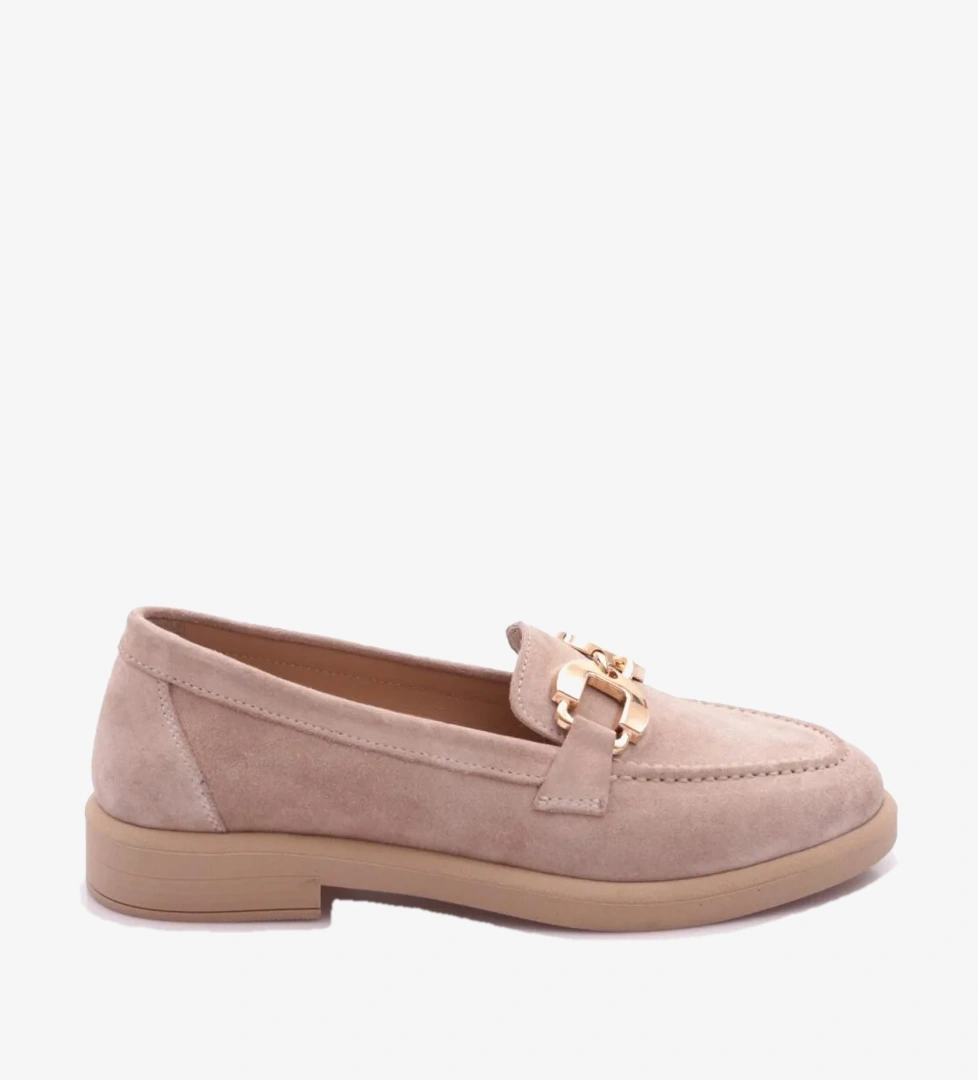 DGN 706 Kadin Aksesuarli Loafer Ayakkabi