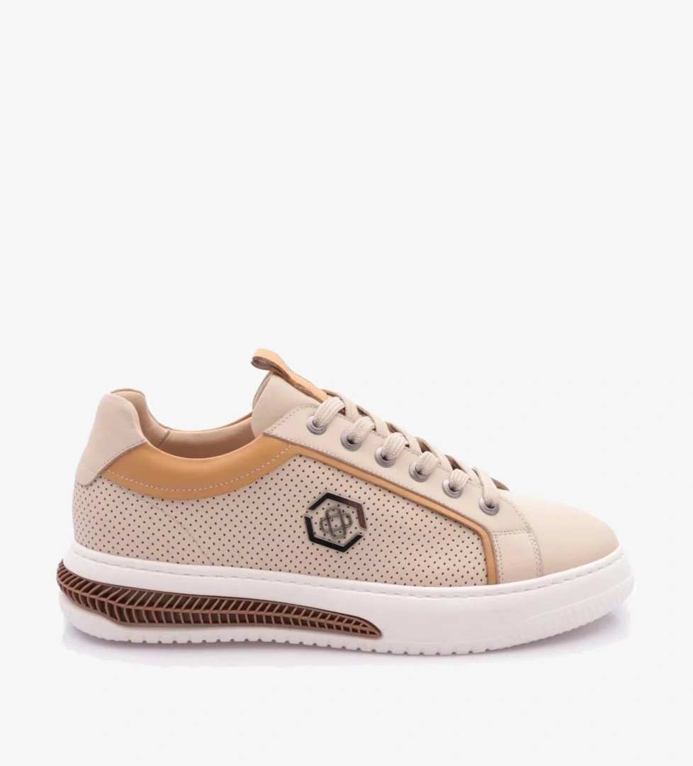 6235 Erkek Bağcikli Sneakers Ayakkabi - Görsel 1