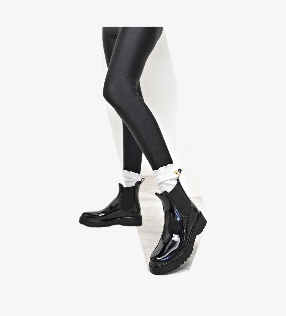 Drizzle Vigor Su Geçirmez Lastikli Kaydırmaz Hafif Taban Kadın Yağmur Botu - Görsel 1