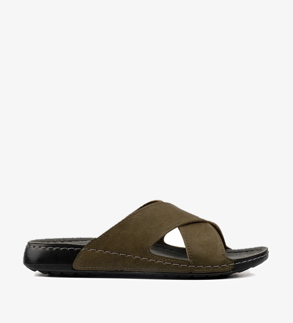 Grande Anatomik Ortopedik Çapraz Günlük Erkek Terlik