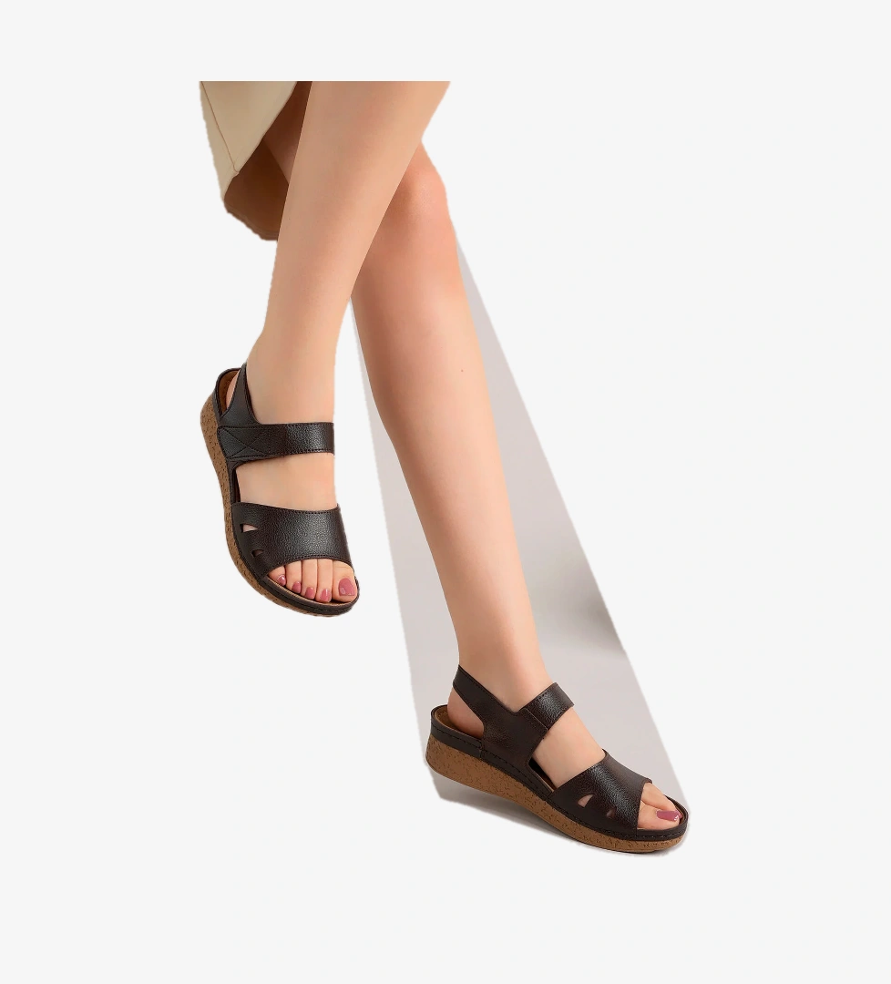 Gloria Anatomik Ortopedik Bantlı Günlük Kadın Sandalet