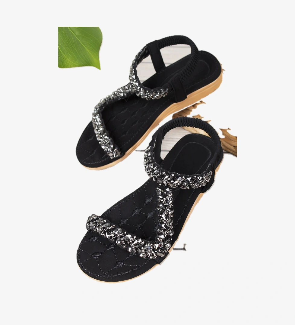 Khayt Bety Anatomik Fashion Taşlı Günlük Kadın Sandalet model görseli