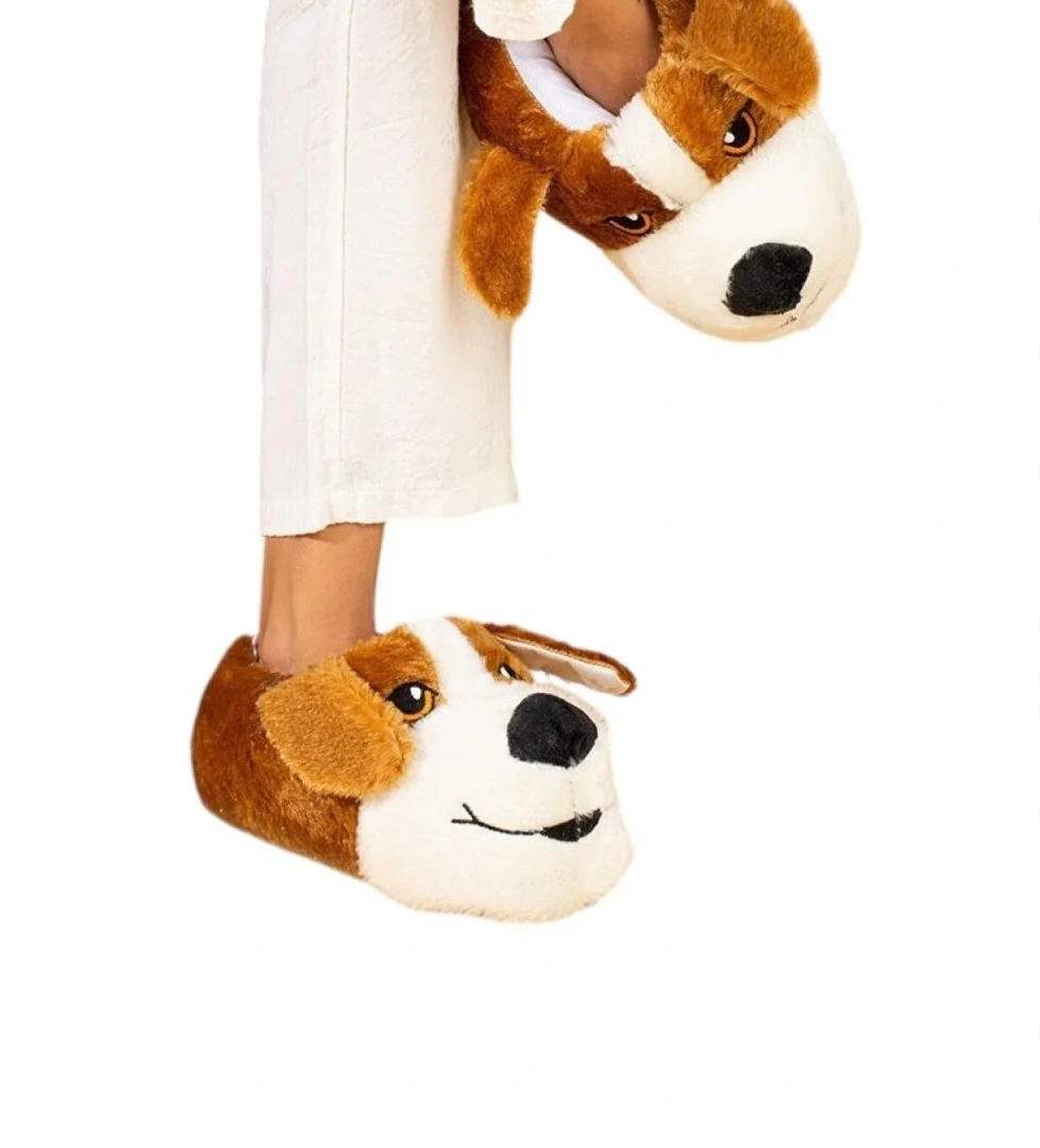 Sevimli Köpek Figürlü Çocuk Panduf TABA