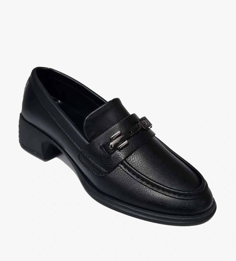 Topuklu Aksesuarlı Kadın Loafer Ayakkabı 0094016-z