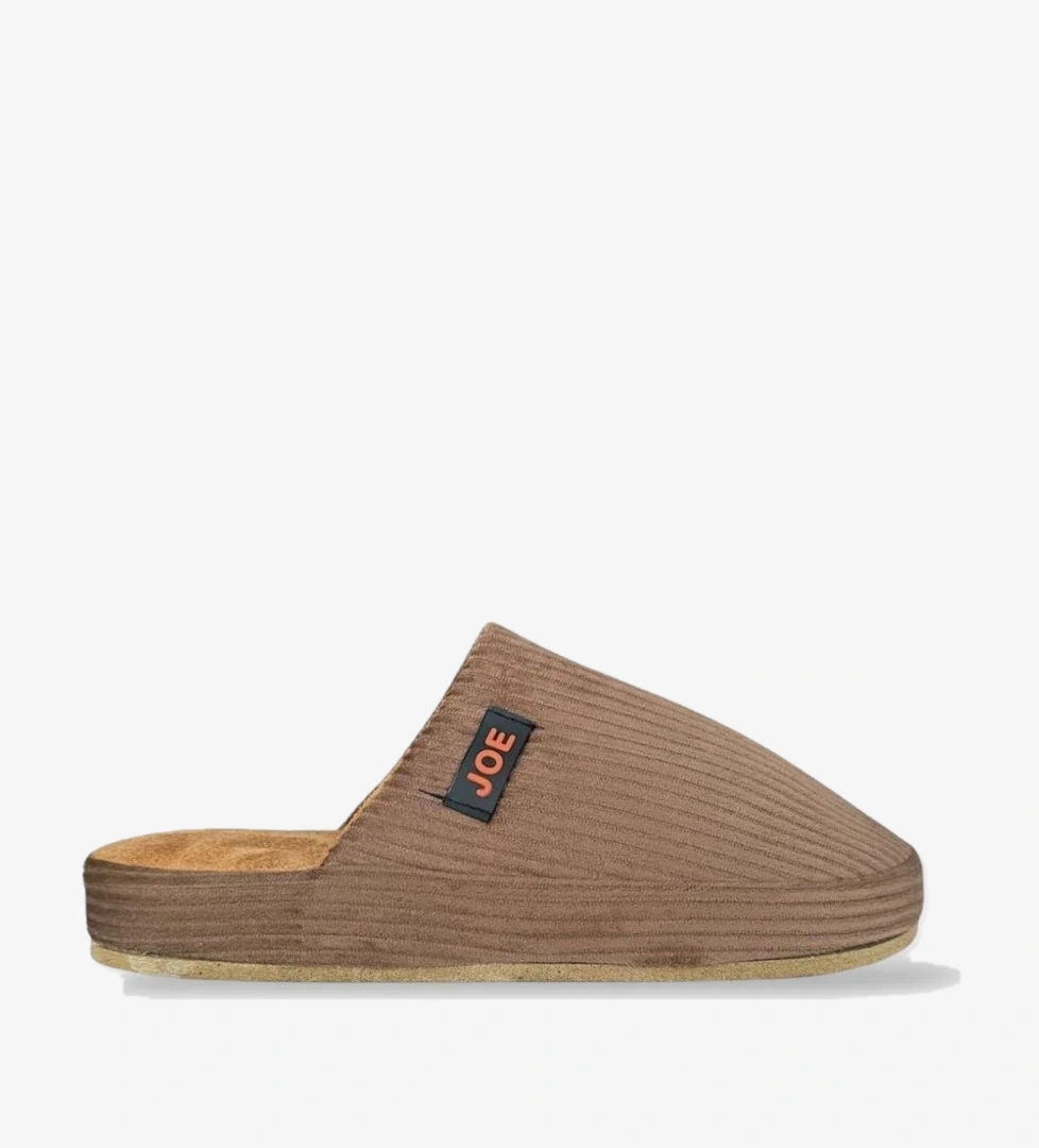 Erkek Pofuduk Ev Terliği VİZON