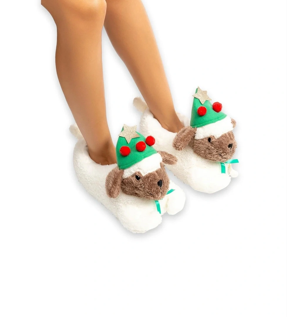 Twigy Ee0554 Tw Fiona Beyaz Kadın Panduf - Görsel 1