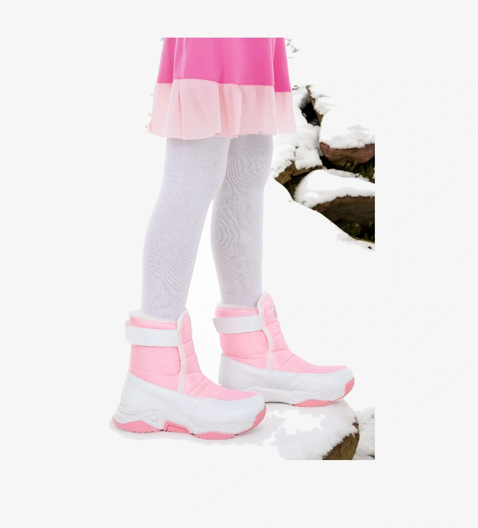 Monny Cırtlı Kız Çocuk Kar Botu Pembe