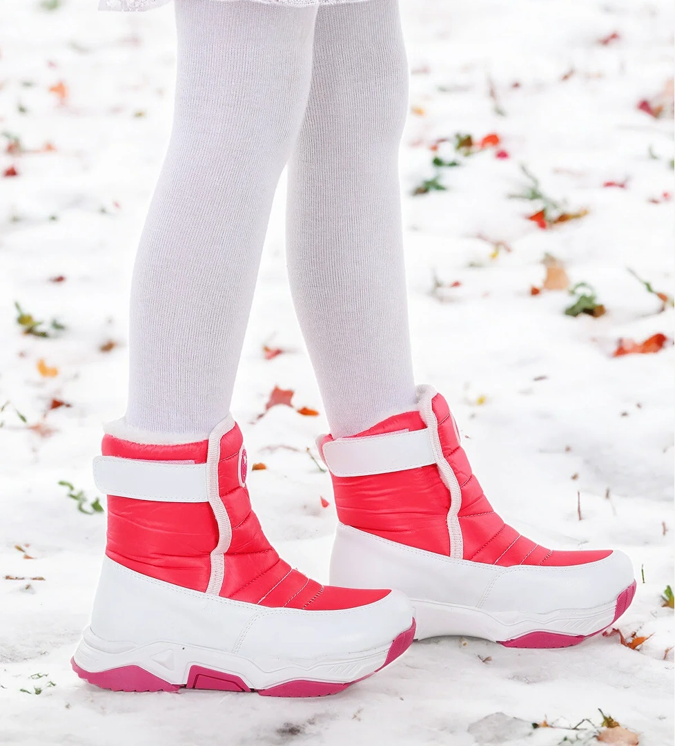 Monny Cırtlı Kız Çocuk Kar Botu Fuşya