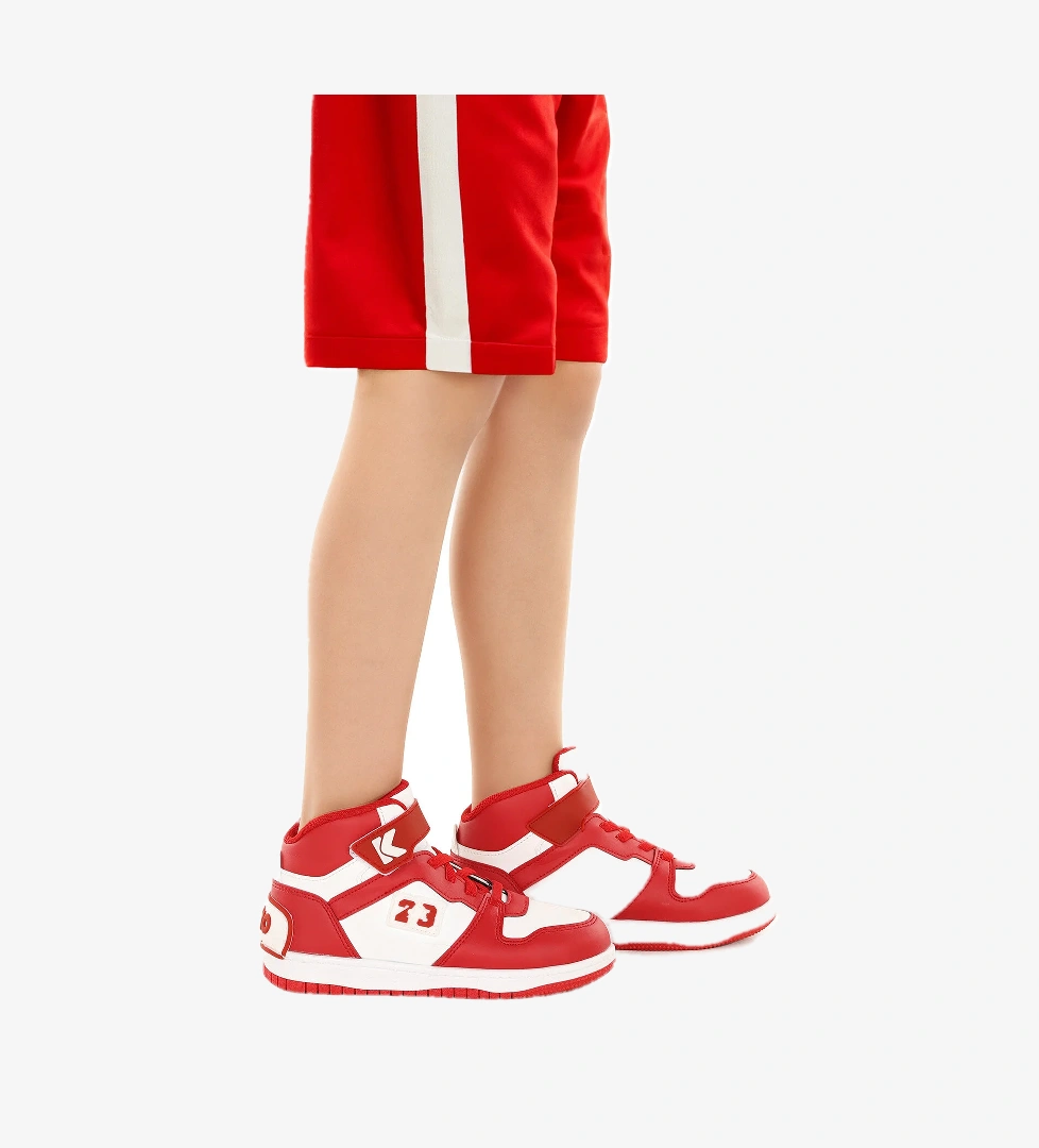 Carde Günlük Cırtlı Erkek Çocuk Spor Ayakkabı Kırmızı