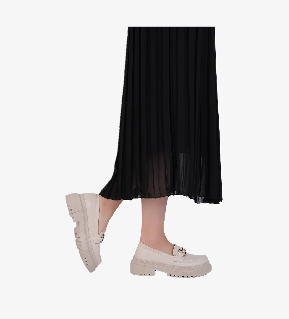 Skuaiter Skuaıter 205 Kalın Taban Kadın Babet Ayakkabı model görseli