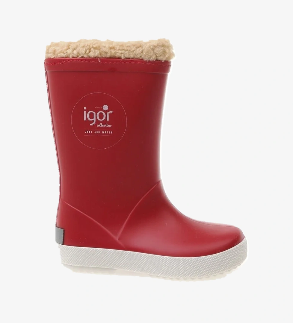 Splash Nautico Borreguito Çocuk Kırmızı Çizme