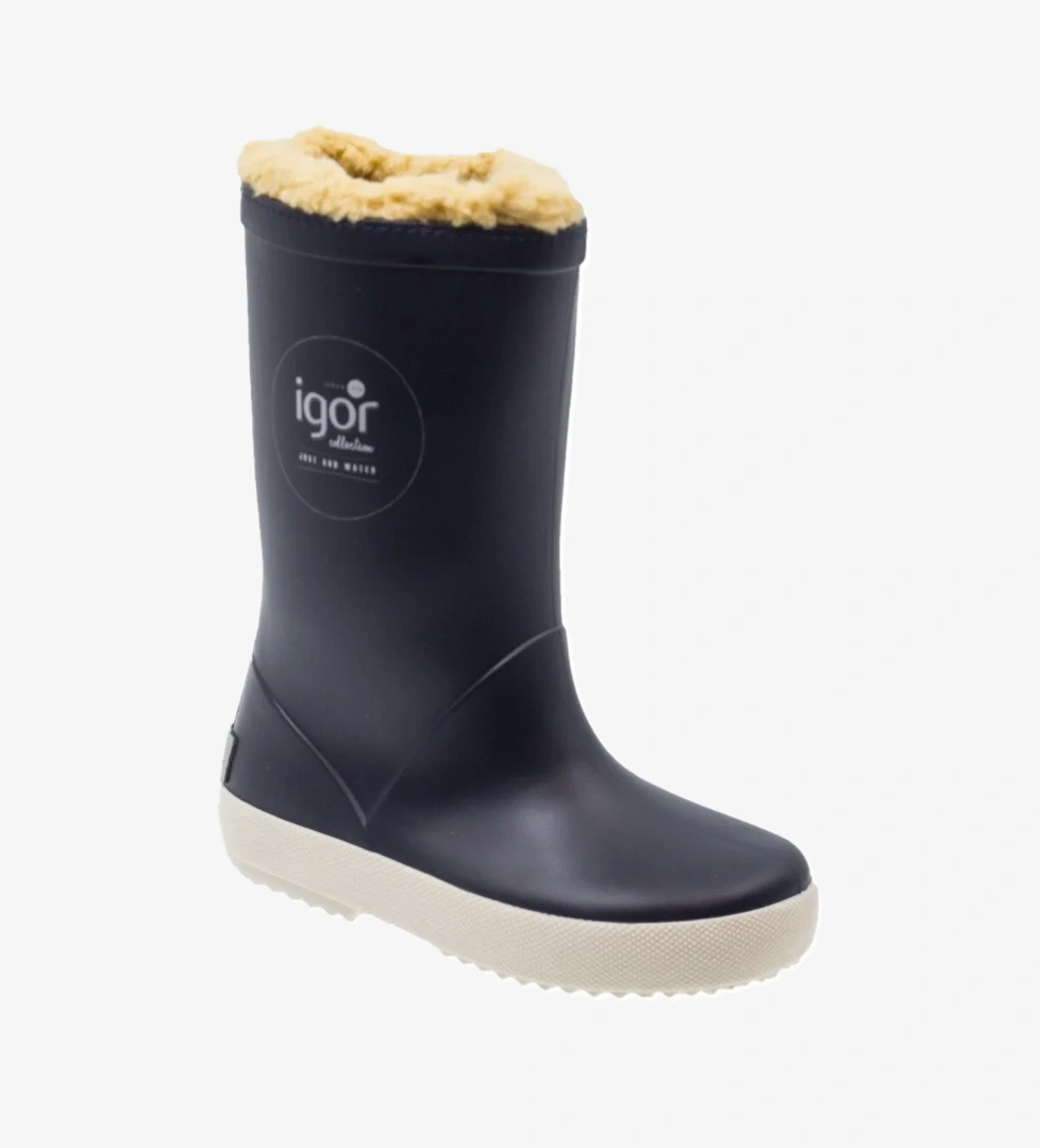 Splash Nautico Borreguito Çocuk Lacivert Çizme - Görsel 1