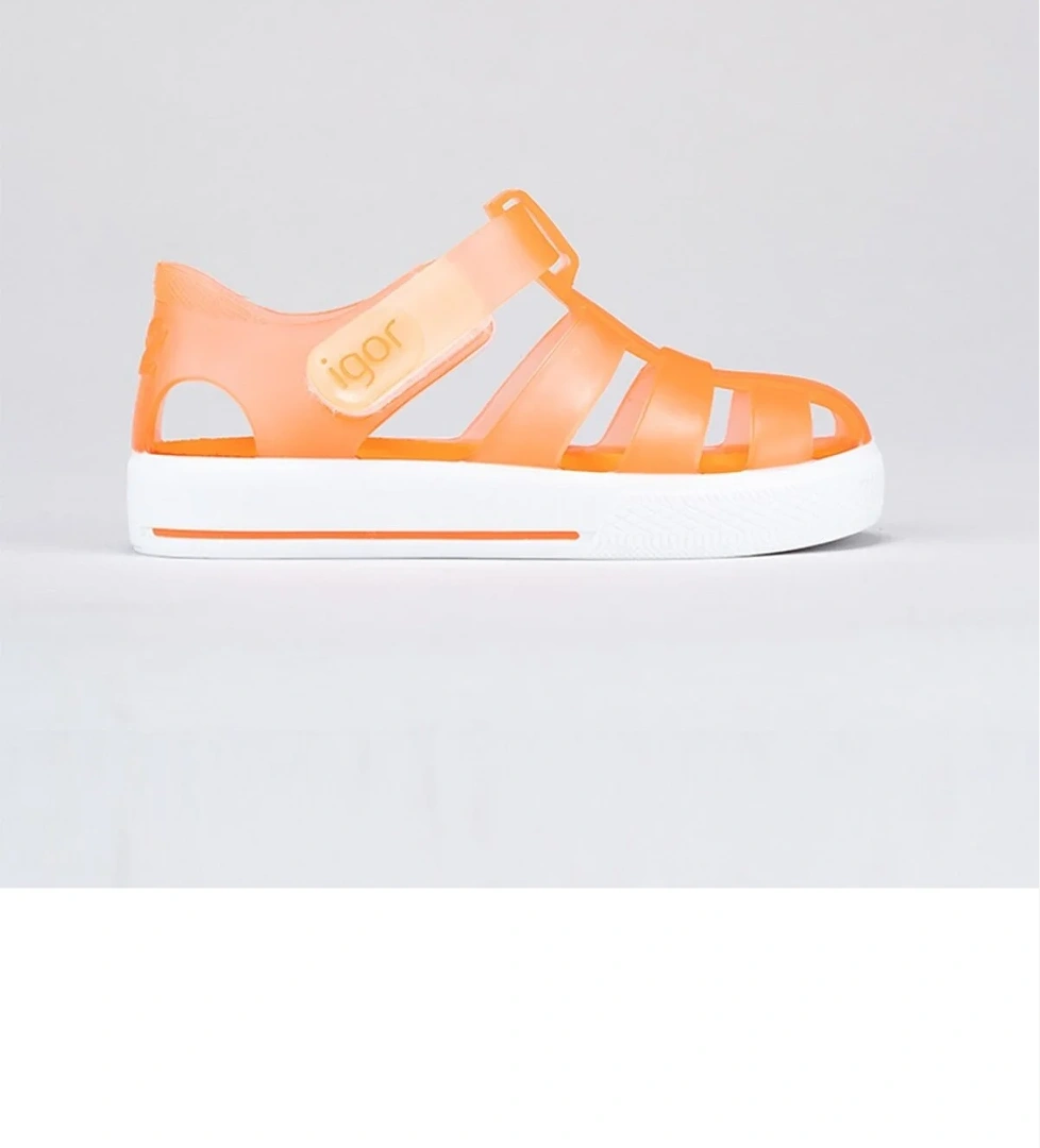 Star Çocuk Turuncu Sandalet - Görsel 1