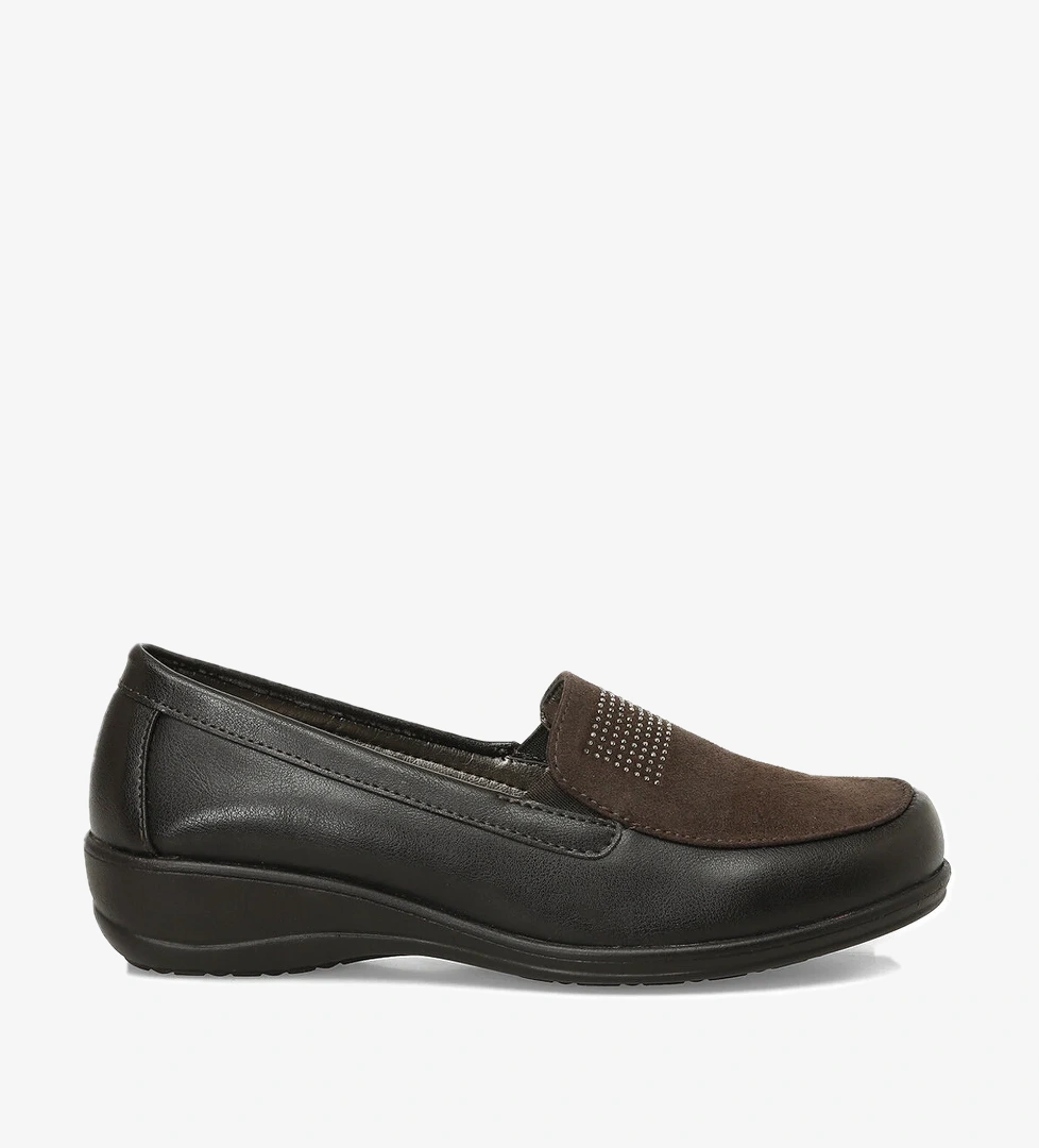 Polaris 166502.Z4PR Kahverengi Kadın Dolgu Ayakkabı - Görsel 1