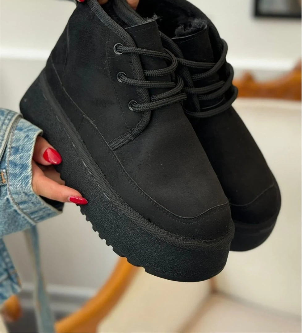 Elit MRT101S Kadın Düz Bot Siyah