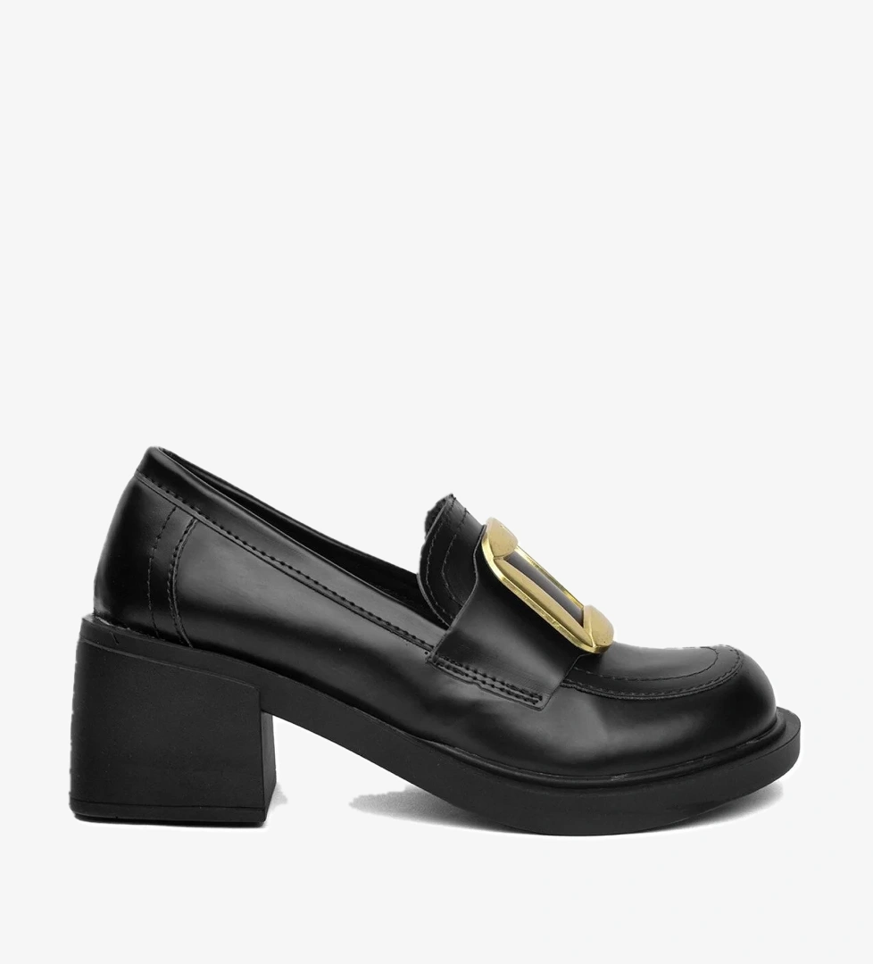 Fuar Hk24K.256-418R Kadın Casual Ayakkabı Siyah - Görsel 1