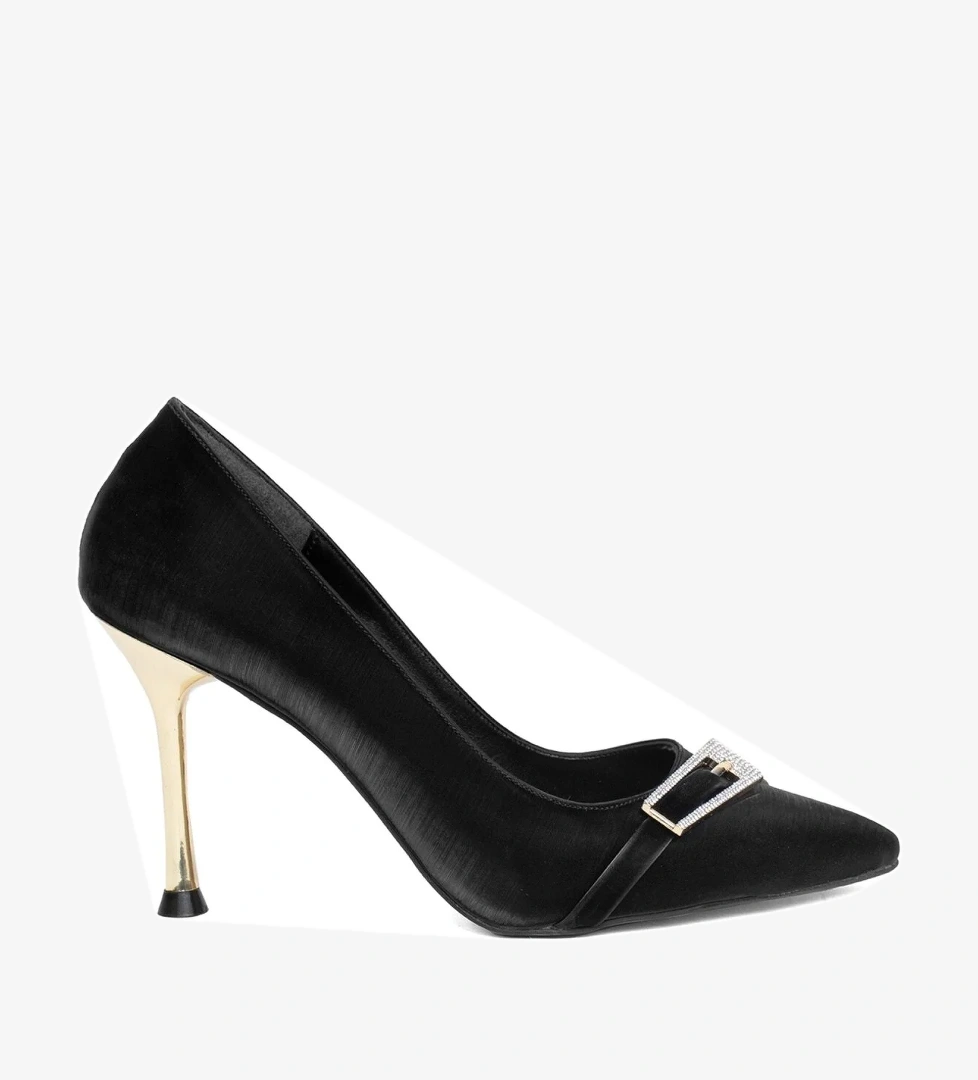 PM450 K409-2 Kadın Abiye Ayakkabı Siyah