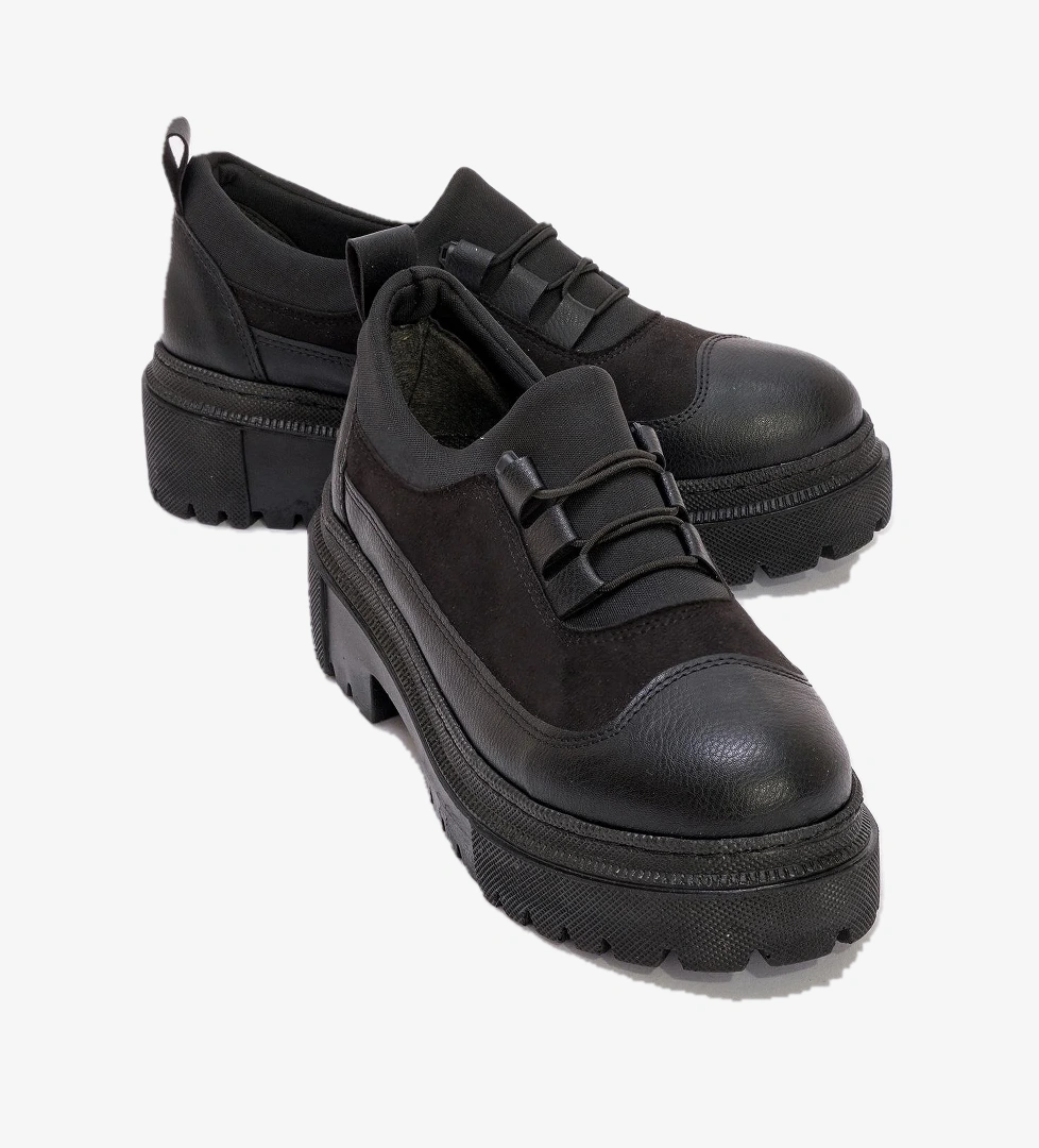 Ccway Kadın Günlük Ayakkabı SİYAH CİLT model görseli