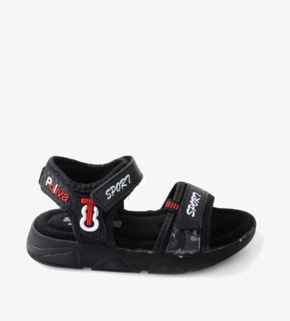 Plv 02761 Erkek Çocuk Cırtlı Sandalet - Görsel 1