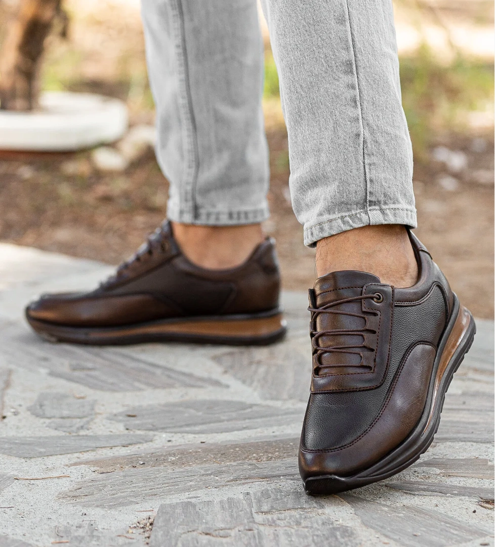 D0315 Günlük Ortopedik Erkek Klasik Garantili Ayakkabı