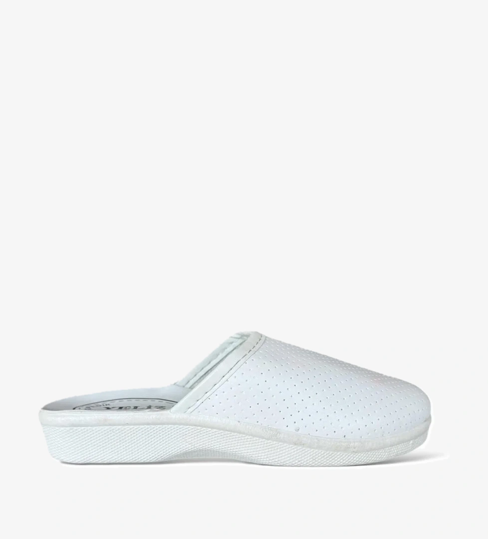 Unisex Sabo Hastane Aşçı Temizlik İş Terliği BEYAZ